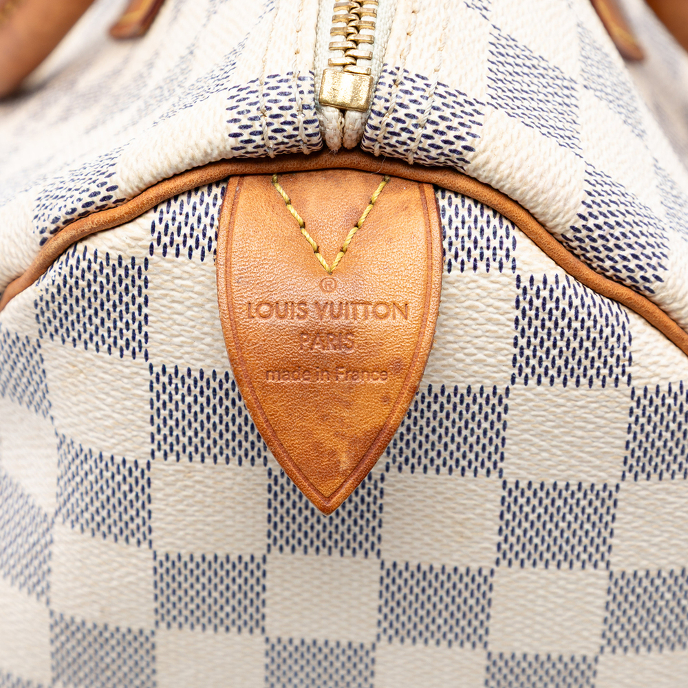 Pre-Loved Louis Vuitton Damier Azur Speedy 30 - Picture 5 of 7